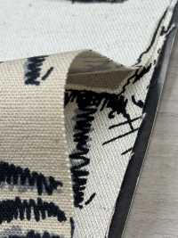 KTS7110 Estampado De Gato Grande En Lienzo De Lino[Fabrica Textil] Algodón Kobayashi Subfoto