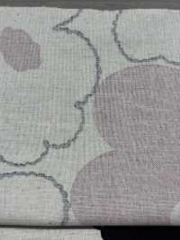 UP5928 Lienzo De Lino Con Estampado De Flores De Melocotón[Fabrica Textil] Algodón Kobayashi Subfoto