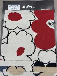 UP5928 Lienzo De Lino Con Estampado De Flores De Melocotón[Fabrica Textil] Algodón Kobayashi Subfoto