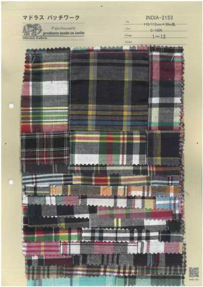 INDIA-2153 Patchwork de Madras