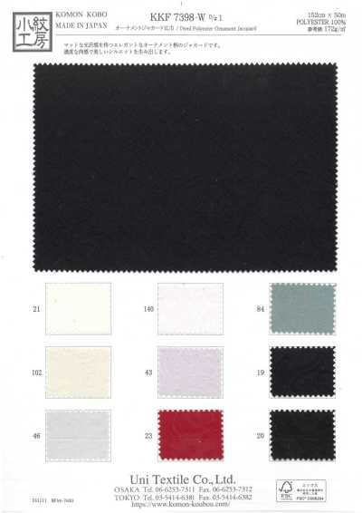 KKF7398-W-D1 Jacquard ornamental de ancho amplio