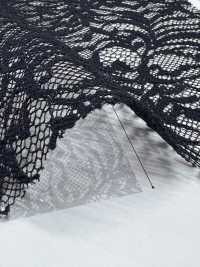 KKF8455-W-D1 Encaje Grand Raschel De Poliéster De Ancho Amplio[Fabrica Textil] Uni Textile(Estudio Komon) Subfoto