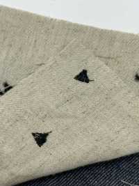 ON43697ID Bordado De Lino Estilo Mezclilla De 4 Pulgadas (Estilo índigo)[Fabrica Textil] Oharayaseni Subfoto