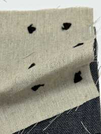 ON43697ID Bordado De Lino Estilo Mezclilla De 4 Pulgadas (Estilo índigo)[Fabrica Textil] Oharayaseni Subfoto