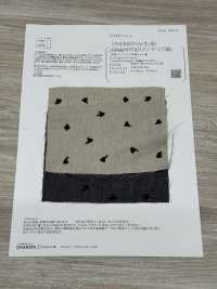 ON43697ID Bordado De Lino Estilo Mezclilla De 4 Pulgadas (Estilo índigo)[Fabrica Textil] Oharayaseni Subfoto