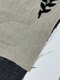 ON43699NA Lino Bordado Estilo Denim De 4 Pulgadas (Color Natural)[Fabrica Textil] Oharayaseni Subfoto