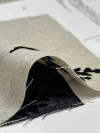 ON43699NA Lino Bordado Estilo Denim De 4 Pulgadas (Color Natural)[Fabrica Textil] Oharayaseni Subfoto