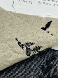 ON43699ID Lino Lino Bordado Tipo Mezclilla 4 Pulgadas Cosecha (Estilo índigo)[Fabrica Textil] Oharayaseni Subfoto