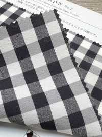 KKF1940CD-W-D2 Cuadros De Seersucker De Ancho Amplio[Fabrica Textil] Uni Textile(Estudio Komon) Subfoto