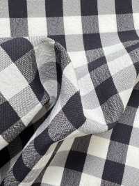 KKF1940CD-W-D2 Cuadros De Seersucker De Ancho Amplio[Fabrica Textil] Uni Textile(Estudio Komon) Subfoto