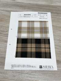 SB4H3005 Cuadros De Voile De Algodón Teñidos Con Hilo[Fabrica Textil] SHIBAYA Subfoto