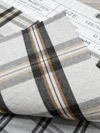 SB4H2027 Algodón Y ECOPET Lavado A Cuadros[Fabrica Textil] SHIBAYA Subfoto