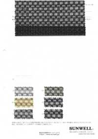 41696 Encaje Transparente A Cuadros Clásicos[Fabrica Textil] SUNWELL Subfoto