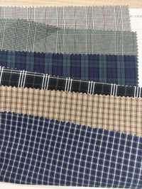 35520 40 Telas De Algodón Para Máquina De Escribir De Un Solo Hilo Con Acabado De Lavado A Cuadros[Fabrica Textil] SUNWELL Subfoto