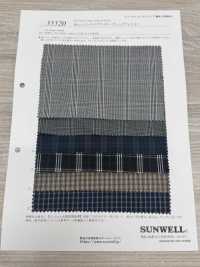 35520 40 Telas De Algodón Para Máquina De Escribir De Un Solo Hilo Con Acabado De Lavado A Cuadros[Fabrica Textil] SUNWELL Subfoto