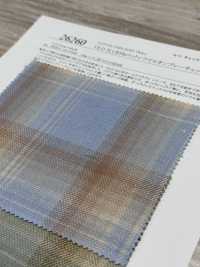 26260 Sarga De Algodón OLD SLUB10s Con Cuadros Degradados[Fabrica Textil] SUNWELL Subfoto