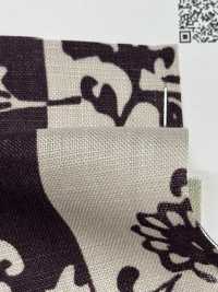 OKC041 60/ Estampado De Lino Con Rayas De Flores Nostálgicas[Fabrica Textil] Oharayaseni Subfoto