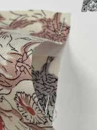 OKC034 60/ Lino Estampado Línea Flor[Fabrica Textil] Oharayaseni Subfoto