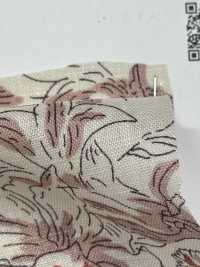 OKC034 60/ Lino Estampado Línea Flor[Fabrica Textil] Oharayaseni Subfoto