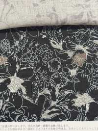 OKC034 60/ Lino Estampado Línea Flor[Fabrica Textil] Oharayaseni Subfoto