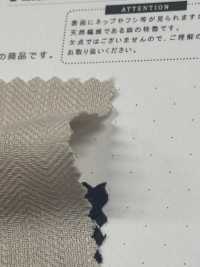 CHL-6349 Procesamiento De Lavadora Henley Reborn De Hilo Desigual De Lino[Fabrica Textil] Textiles Kuwamura Subfoto