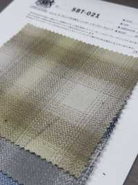 SBT-021 Cuadros Ombré Henribone Recortados Orgánicos[Fabrica Textil] Textiles Kuwamura Subfoto
