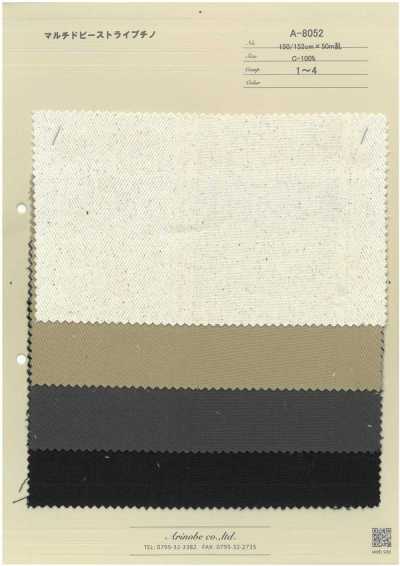 A-8052 Chino de rayas dobby múltiples