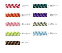 THGB03-B Cinta Elástica De Estilo Japonés, Patrón De Cuadros, 6 Mm[Banda Elástica] Cordon Subfoto