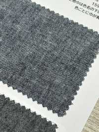 HK2001W Tejido De Cáñamo De Algodón Indio Loomstate, Chambray índigo, Un Lavado[Fabrica Textil] KOYAMA Subfoto