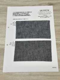 HK2001W Tejido De Cáñamo De Algodón Indio Loomstate, Chambray índigo, Un Lavado[Fabrica Textil] KOYAMA Subfoto