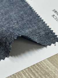 HK2002W Lona De Cáñamo De Algodón Indio, Chambray índigo, Un Lavado[Fabrica Textil] KOYAMA Subfoto
