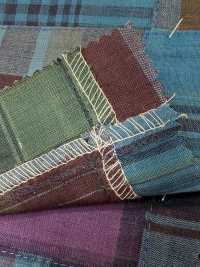 INDIA-2084 Patchwork De Algodón índigo[Fabrica Textil] ARINOBE Subfoto