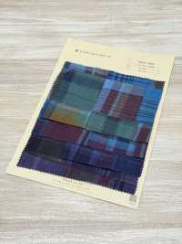 INDIA-2084 Patchwork De Algodón índigo[Fabrica Textil] ARINOBE Subfoto