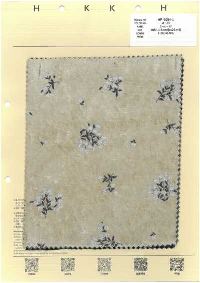 HP-5084-1 Velour arrugado