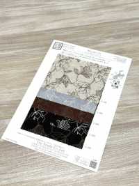 KCL534-D63 Encaje De Lona De Lino Y Rayón[Fabrica Textil] Uni Textile(Estudio Komon) Subfoto