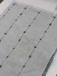 8026-855-1 Rayas Bordadas De Césped Con Flores Pequeñas[Fabrica Textil] HOKKOH Subfoto