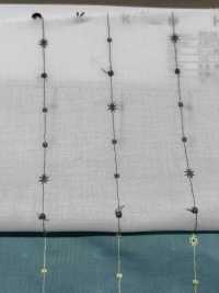 8026-855-1 Rayas Bordadas De Césped Con Flores Pequeñas[Fabrica Textil] HOKKOH Subfoto