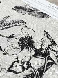 KCP524-D493 Lienzo De Lino Y Rayón Con Impresión De Un Solo Color[Fabrica Textil] Uni Textile(Estudio Komon) Subfoto