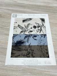 KCP524-D493 Lienzo De Lino Y Rayón Con Impresión De Un Solo Color[Fabrica Textil] Uni Textile(Estudio Komon) Subfoto