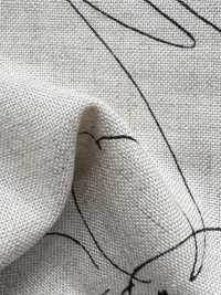 KCP524-D570 Lienzo De Lino Y Rayón Con Impresión De Un Solo Color[Fabrica Textil] Uni Textile(Estudio Komon) Subfoto