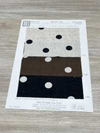 KCP524-D589 Lienzo De Lino Y Rayón Con Impresión De Un Solo Color[Fabrica Textil] Uni Textile(Estudio Komon) Subfoto