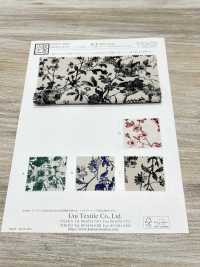 KCP524-D637 Lienzo De Lino Y Rayón Con Impresión De Un Solo Color[Fabrica Textil] Uni Textile(Estudio Komon) Subfoto