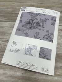 KCP616-D603 Impresión Monocromática De 60 Céspedes[Fabrica Textil] Uni Textile(Estudio Komon) Subfoto