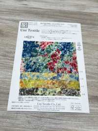 KCP807MWL-DK-22 Jean Mary De Algodón Con Estampado Liberty Miracle Wave 80 % Lawn[Fabrica Textil] Uni Textile(Estudio Komon) Subfoto