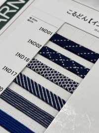 IND17 Cordón índigo De 8 Mm[Cordón De Cinta De Cinta] Cordon Subfoto