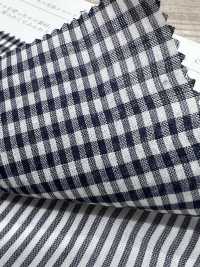 KKC908-DC-1 Hilo De Algodón Tencel Teñido Fruncido[Fabrica Textil] Uni Textile(Estudio Komon) Subfoto