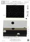 KKP1070-W-DSB-255 Organza hilada de hilo dividido 20D con estampado monocromo