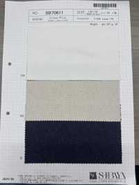 SB70611 C/Lino Denim[Fabrica Textil] SHIBAYA Subfoto