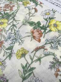 28114 Cordot Organics® - Césped De 60 Hilos, Estampado Floral Retro[Fabrica Textil] SUNWELL Subfoto