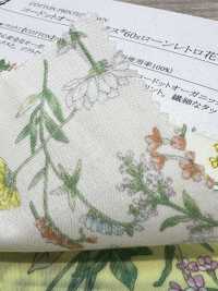 28114 Cordot Organics® - Césped De 60 Hilos, Estampado Floral Retro[Fabrica Textil] SUNWELL Subfoto